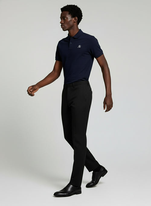 AG Navy Blue Mens Polo